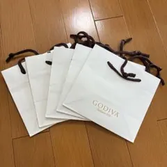 GODIVA ショップ袋 5枚セット