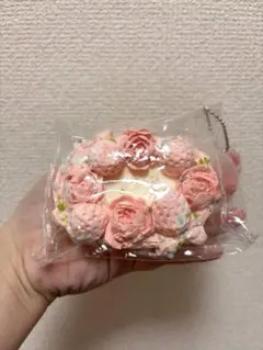 pomulab kikisquishyスクイーズ ホールケーキ バラ いちご