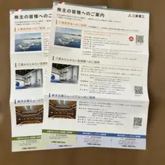 三菱みなとみらい技術館招待券1枚　東洋文庫ミュージアム招待券2枚　2セットのサムネイル