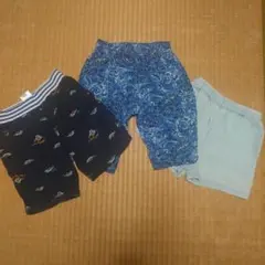 【100サイズ】キッズ 半ズボン 3点セット
