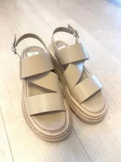 ランバン LANVIN サンダル ベージュ Lサイズ 38 39のサムネイル