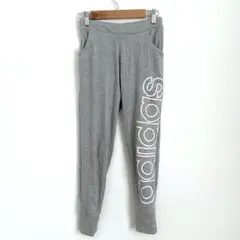【adidas】アディダス スウェットパンツ 140-150 グレー ロゴ入り