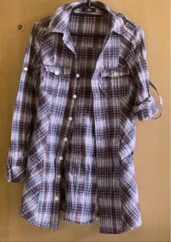 Durer チェック柄長袖シャツ Changeup刺繍のサムネイル