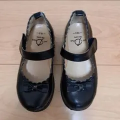 黒いリボン付きフォーマルシューズ 16.0cm