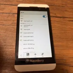 BlackBerry スマートフォン 本体 ホワイト junk