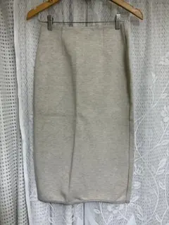 スウェット タイトスカート 生成り ベージュ gu ジーユー