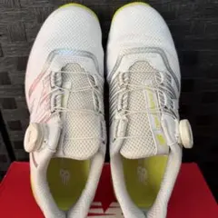 スパイク ゴルフシューズ 996 BOA ホワイト イエロー ニューバランス