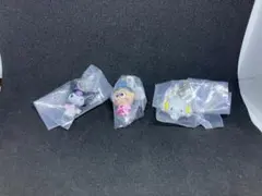 サンリオ　めじるしアクセサリー　　クロミ　なおみ(るるる学園)　こぎみゅん　3種