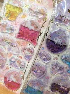 新品　ハローキティ クロミ ウォーターインシール　サンリオ　セット