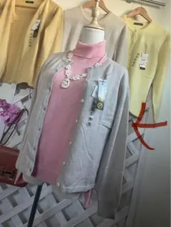 〜13号ok. ⭐︎ピュアカシミヤ100% ⭐︎ 結婚のパンパスグラス　L 新品