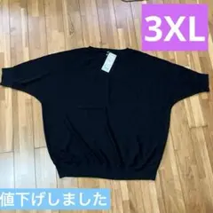 UNIQLOユニクロライトシアーボートネックセーター五分袖