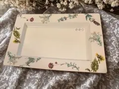 栗原はるみ ブーケ セラボックス 蓋付き 陶器 小物入れ 花柄 - メルカリ