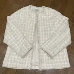 green label relaxing ツイードライクノーカラー ジャケット