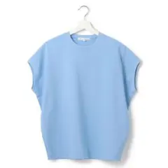 23区 ボリュームコットン フレンチスリーブ TEE サックス 38 Mサイズのサムネイル