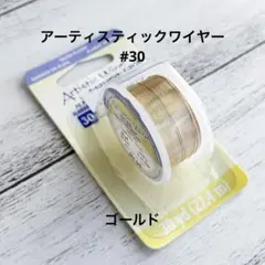 #30 アーティスティックワイヤー　ゴールド