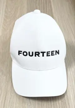 FOURTEEN フォーティーン ゴルフ キャップ ホワイト