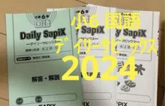 小6 国語 ウィークリーサピックス 前期 1〜24 2024年 知の総完成