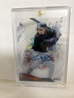 topps High tek yelich イエリッチ　直筆