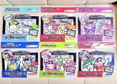 サンリオキャラクターズ クレヨンしんちゃん クリアシールアート 計6点セット