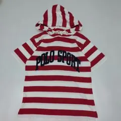 140★ラルフローレン★ロゴアップリケ付き！パーカー付きＴシャツ★