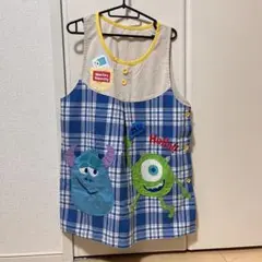 エプロン　保育士　キャラクター　モンスターズインク