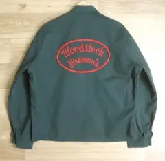 アメリカ古着　ワークジャケット　背面刺繍　レア