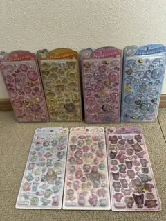 うるちゅる サンリオ シナモン ポムポムプリン キティ 日焼け 7枚セット