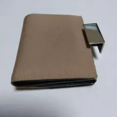 GUCCI 二つ折り財布 ベージュ/ブラック