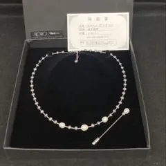 真珠とシルバーのネックレス⭐︎