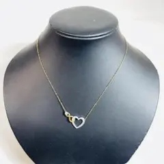 スワロフスキー　ネックレス　ハート　インフィニティ　正規品　極美品