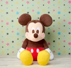 【未開封】ミッキーマウス赤いほっぺグランデぬいぐるみ　おすわりver.
