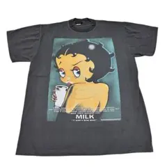 ベティ・ブープ Tシャツ Lサイズ ダークグレー