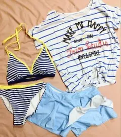 レディース 水着 Sサイズ 4点セット