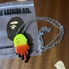 A BATHING APE BAPE ブルーカモ ドッグタグ ネックレス 2枚 - メルカリ