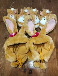 ミスバニーのファンキャップ　ミトン　セット