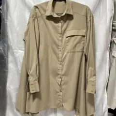 オーバーサイズ ロングシャツワンピのサムネイル