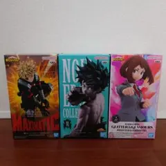 ヒロアカ お茶子 爆豪勝己 緑谷出久 プライズ品 フィギュアまとめ売り