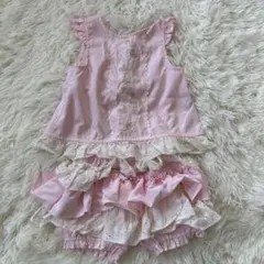 ラポシェ ベビー服 セット 80 ピンク