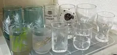 昭和レトロなグラス１０点セット