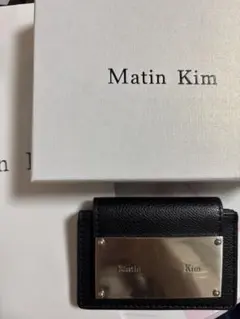 Matin Kim カードケース ブラック 箱ショッパーつき
