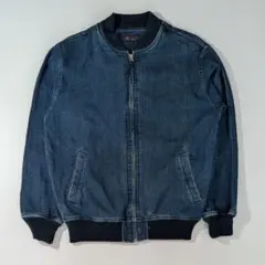 00s denim ma-1 jacket