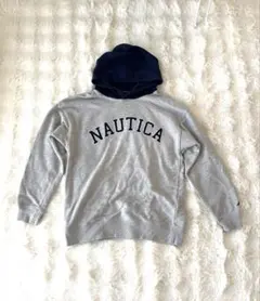 NAUTICA/ノーティカ アップリケロゴフルジップパーカー レディース