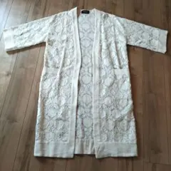 ユナイテッドトウキョウ　Embroideryレース　ロングカーディガンのサムネイル