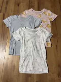 肌着　半袖シャツ　女の子　130 3枚セット