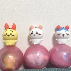 ちいかわ ソフビフィギュア3 カニなちいかわ カニなハチワレ ロブスターなうさぎ