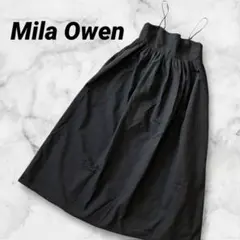 MilaOwen タンクレイヤードボリュームキャミワンピース ブラック サイズ0