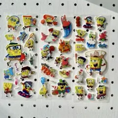 ★*★様 スポンジボブ♡スポボブ　ぷくぷくシール　立体シール　3枚セット