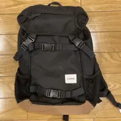 NIXON ブラック ロールトップバックパック