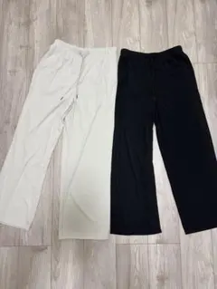 GU リブプルオンパンツ 2枚セット