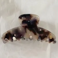 アレクサンドル ドゥ パリ Mサイズクリップ マーブルパターン